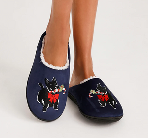 Scottie Dog Embellished Slippers - Vera Bradley