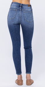 Back in Action Button Fly Skinny Jeans