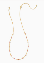 Haven Crystal Heart Strand Necklace in Gold Pink Crystal - Kendra Scott