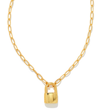 Jess Gold Small Lock Chain Necklace - Kendra Scott
