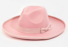 Ribbon Bow Tie Fedora Hat