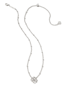 Kelly Short Pendant Necklace in Silver - Kendra Scott
