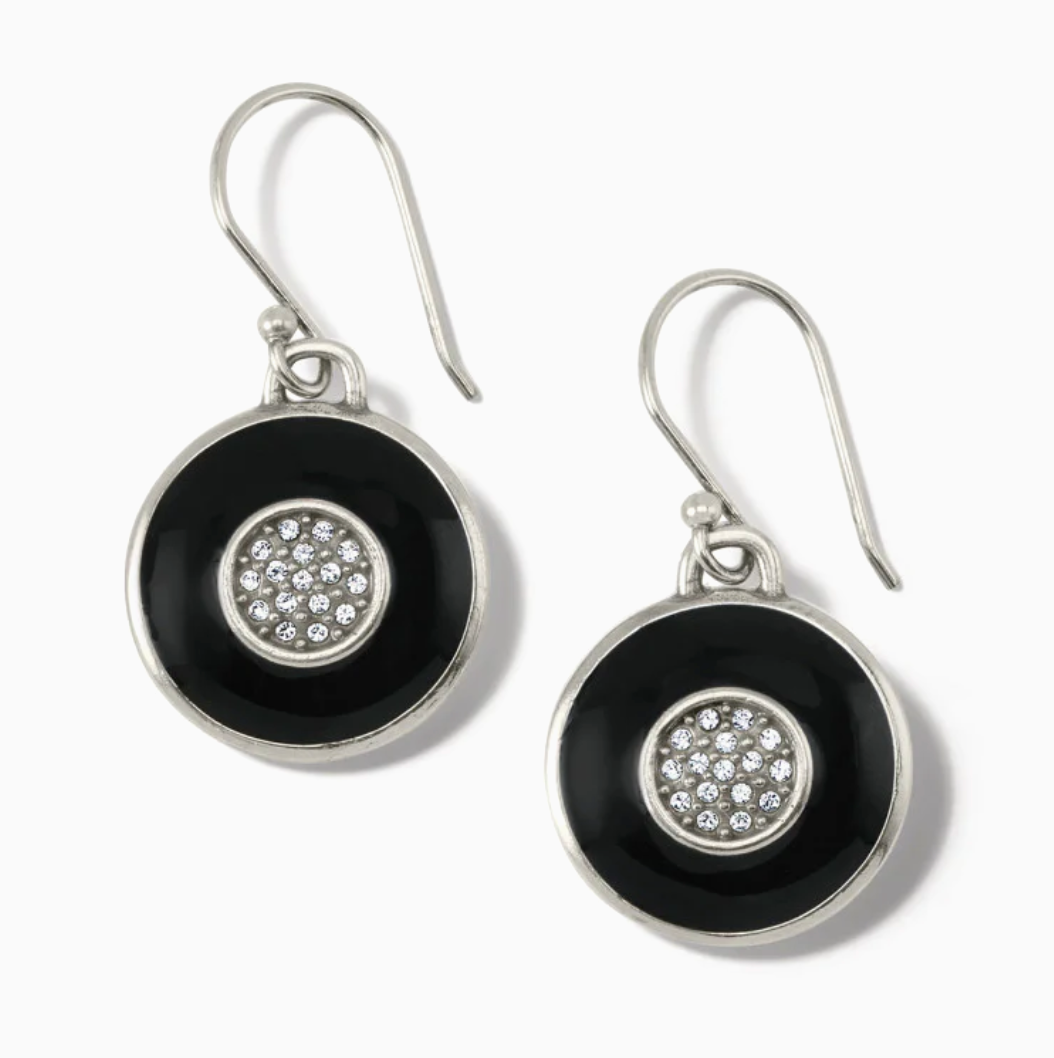 Meridian Eclipse Disc French Wire Earrings - Brighton