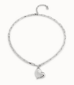 Silver Heartbeat Necklace - Uno de 50