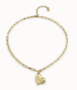 Gold Heartbeat Necklace - Uno de 50