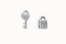 Silver Unlock Earrings - Uno de 50