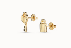 Gold Unlock Earrings - Uno de 50