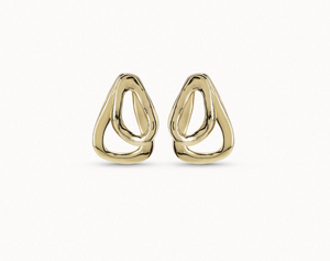 Gold Connected Earrings - UNO de 50
