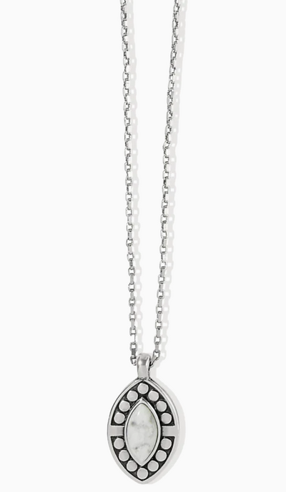 Pebble Dot Dream Howlite Short Necklace - Brighton