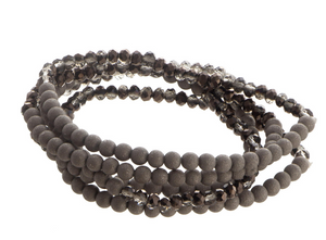 Stone beaded bracelets