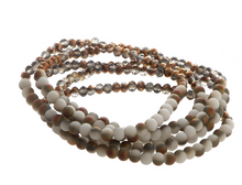 Stone beaded bracelets
