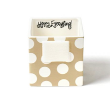 Neutral Dot Small Mini Nesting Cube - Happy Everything