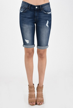 KanCan Distressed Long Shorts