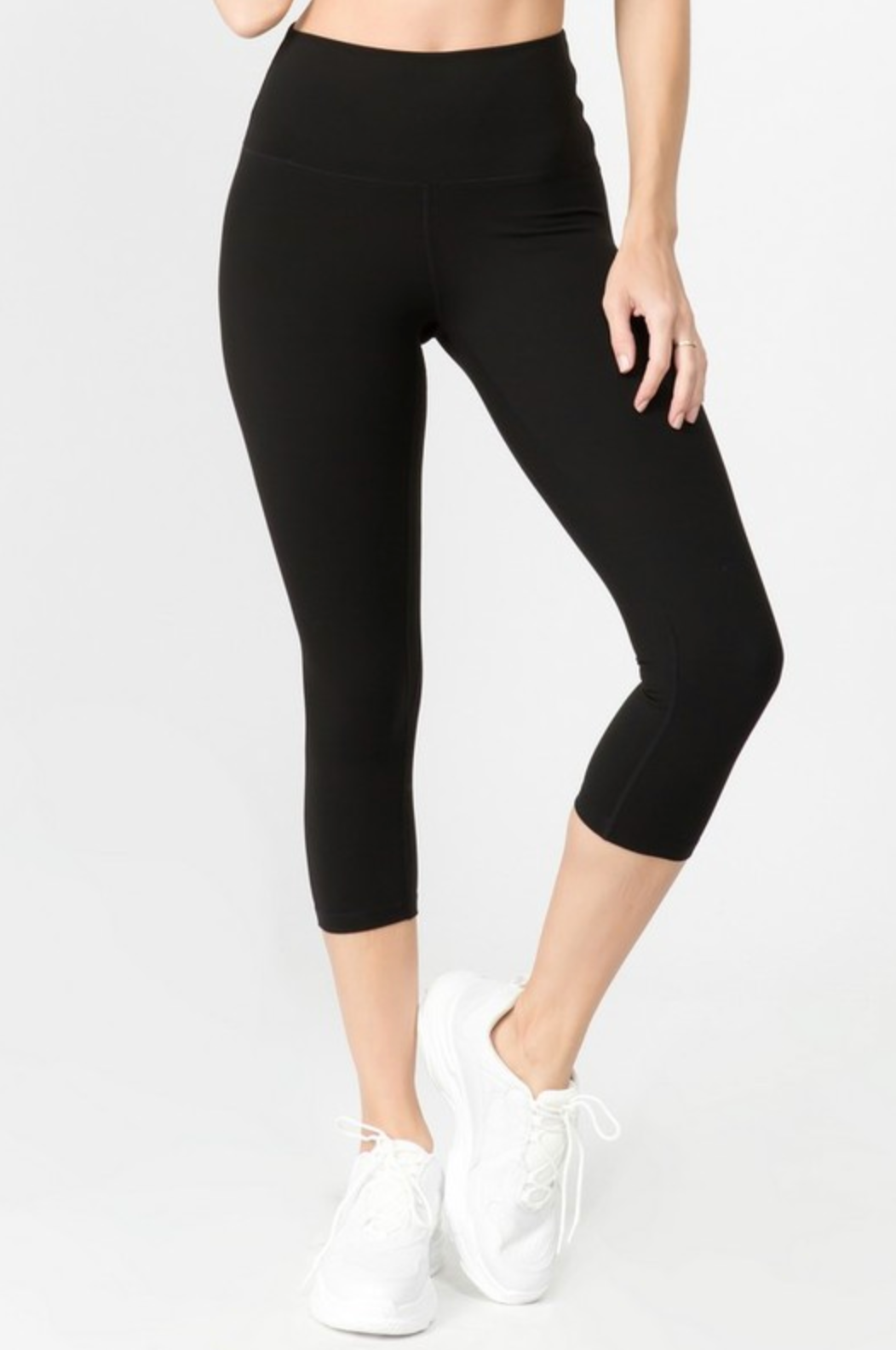 Lizzy Buttery Soft CROPPED Leggings - Steel Grey - Belle + Bliss Boutique