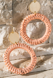 Thread Wrapping Earrings