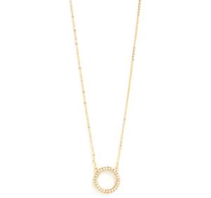 Small Circular Beaded Necklace