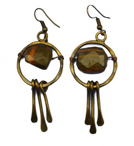 Anju Semi-Precious Stones Banjara Earrings