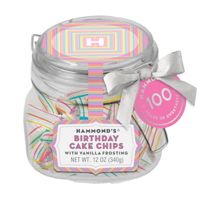 Hammond's Candies - Birthday Chips Jar 12oz