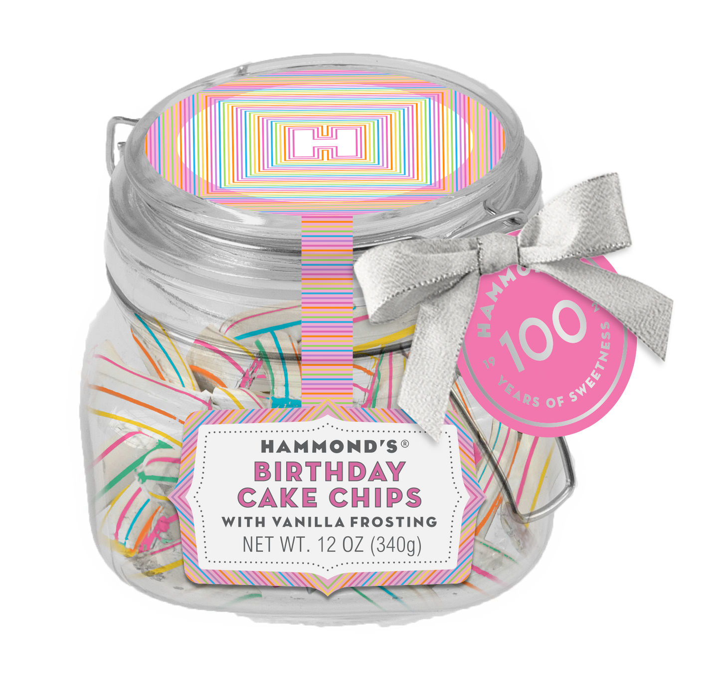 Hammond's Candies - Birthday Chips Jar 12oz