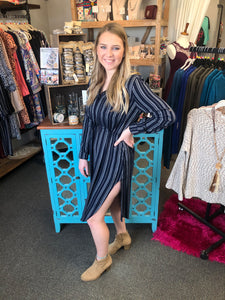 CASSANDRA LONGLINE SHIRT DRESS AFTER MIDNIGHT - Dear John