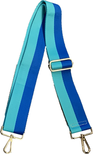 Teal & Aqua Bag Strap - Ahdorned