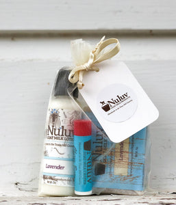 Nuluv Goat Milk Traveler 3 Piece Gift Set