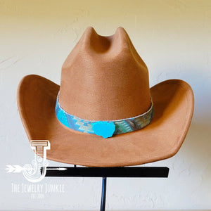 Tan Cowgirl Western Felt Hat