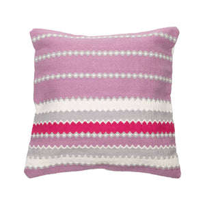 20X20 Hand Woven Orchid Pillow