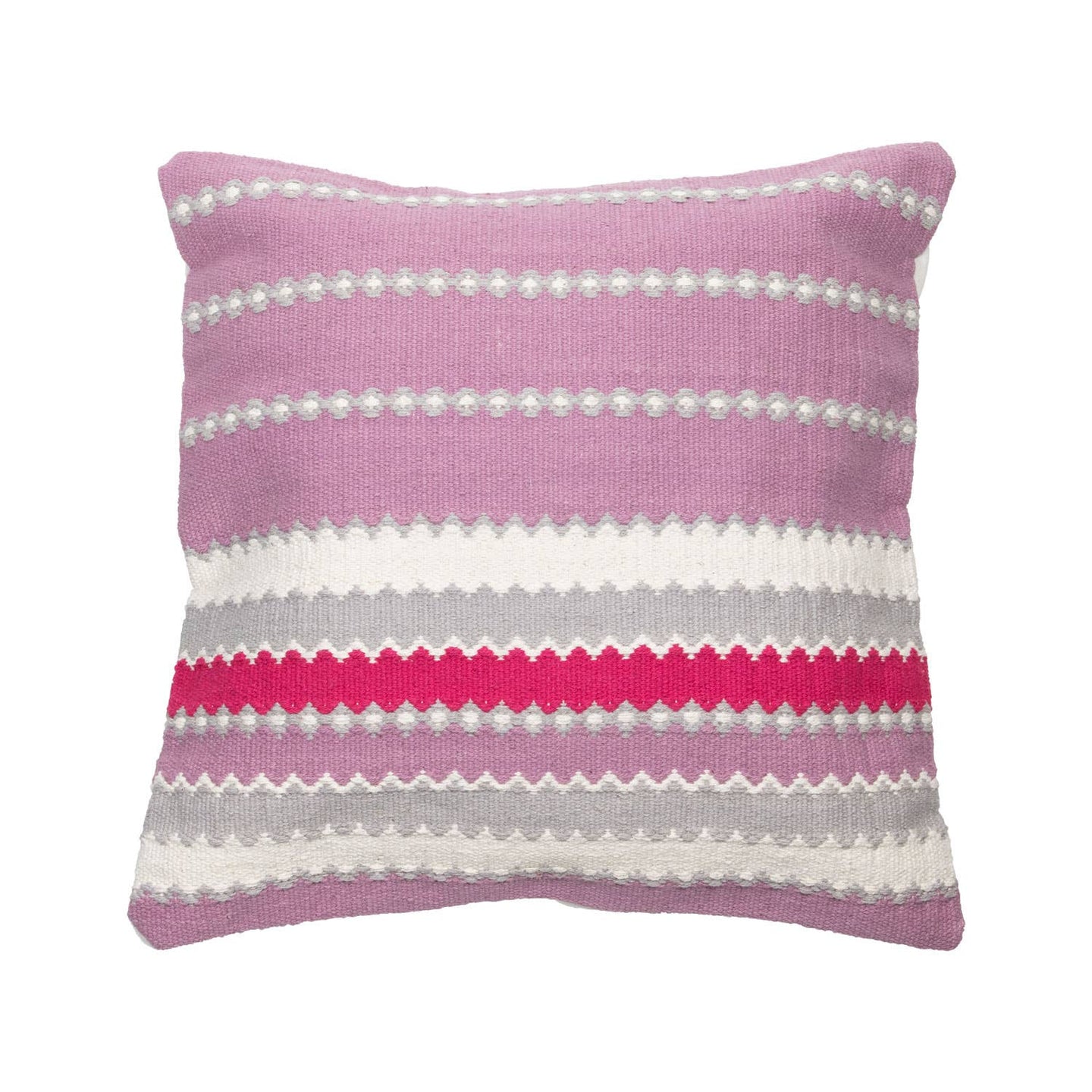 20X20 Hand Woven Orchid Pillow