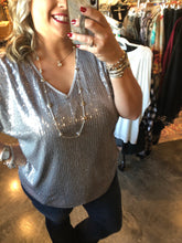 Sequin Dolman Top