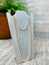 Long Strand Faux Pearl Necklace