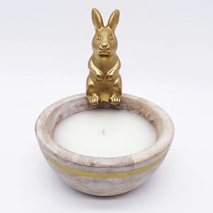 Flower Market Small Bunny Candle