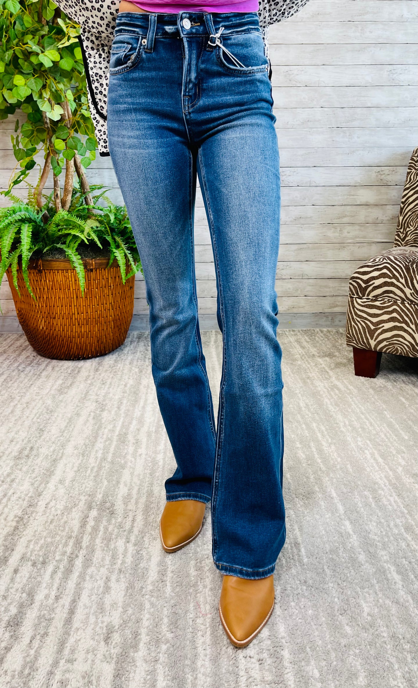 Walk This Way Mid-Rise Bootcut Jeans