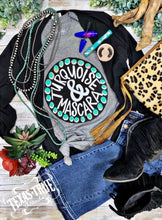 Turquoise & Mascara Tee